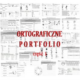Ortograficzne portfolio – część 1 / Projekt / Karty pracy / Klasa 2 i 3 / 20 autorskich kart PDF