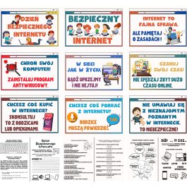 Dzień Bezpiecznego Internetu | Dekoracja + Karty pracy | Format PDF + Prezentacja