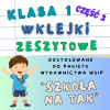 Szkoła Na Tak | Wklejki do klasy 1 | Część 3 | 110 stron A4 | Natychmiastowa wysyłka | PDF