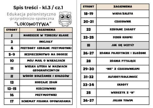 Lokomotywa | Wklejki do klasy 3 | Część 1 | 111 stron A4 PDF - obrazek 4