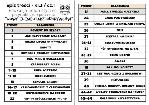 Nowy Elementarz Odkrywców | Wklejki do klasy 3 | Część 1 | 135 stron A4 PDF - obrazek 4