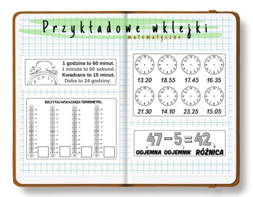 Nowy Elementarz Odkrywców | Wklejki do klasy 3 | Część 1 | 135 stron A4 PDF - obrazek 3