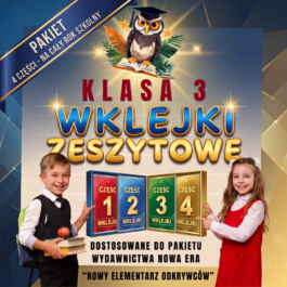 Nowy Elementarz Odkrywców | PAKIET wklejek do klasy 3 | 4 części | 452 strony A4 | PDF