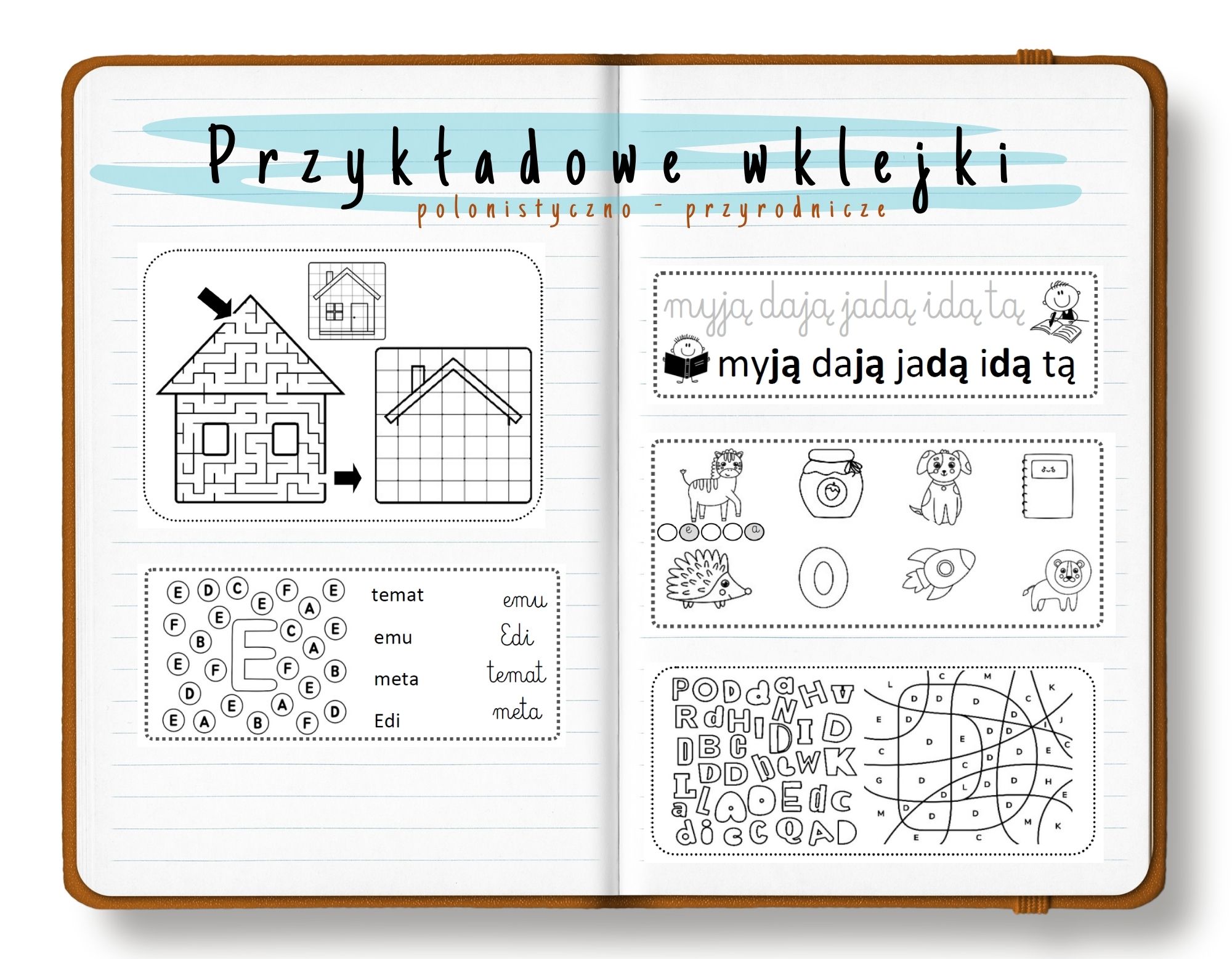 Drużyna Tropicieli | Wklejki do klasy 1 | Część 1 | 228 stron A4 | PDF - obrazek 2