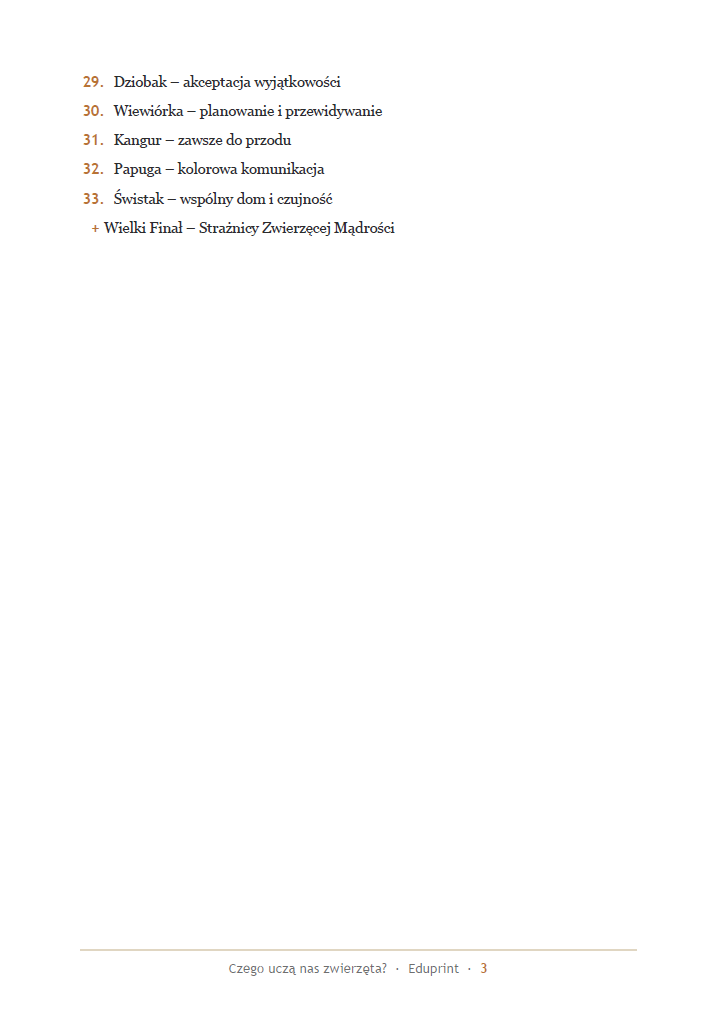 Czego nas uczą zwierzęta? | Projekt | Innowacja | Klasa 2/3 | 260 stron A4 | PDF - obrazek 4